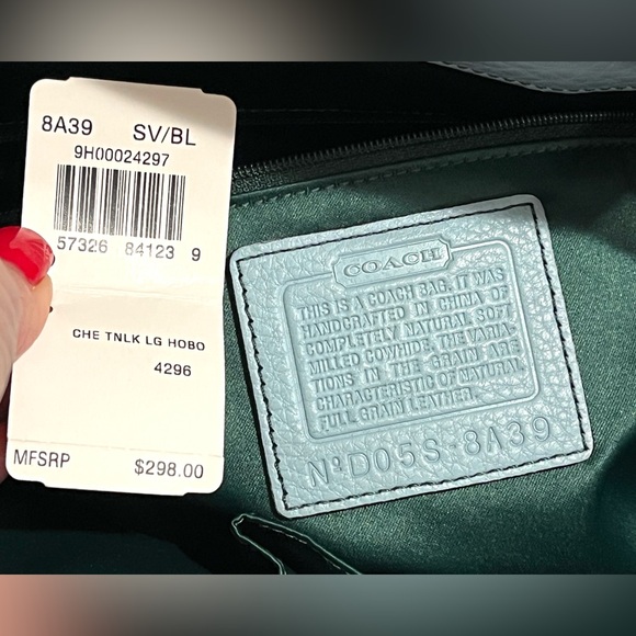 COACH Chelsea Turnlock Large Hobo Shoulder Bag # 8A39 NWT Vintage 💎 - Picture 13 of 13